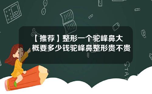【推荐】整形一个驼峰鼻大概要多少钱驼峰鼻整形贵不贵