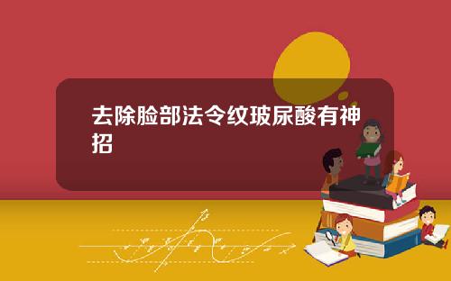 去除脸部法令纹玻尿酸有神招