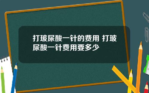 打玻尿酸一针的费用 打玻尿酸一针费用要多少