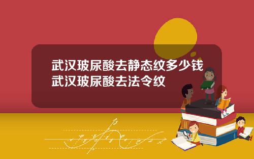 武汉玻尿酸去静态纹多少钱武汉玻尿酸去法令纹