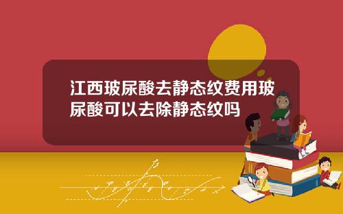江西玻尿酸去静态纹费用玻尿酸可以去除静态纹吗