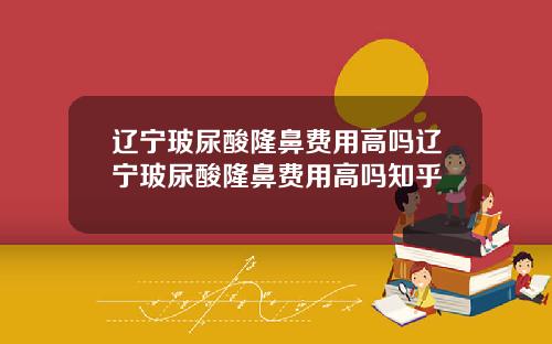 辽宁玻尿酸隆鼻费用高吗辽宁玻尿酸隆鼻费用高吗知乎