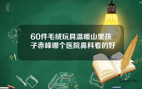 60件毛绒玩具温暖山里孩子赤峰哪个医院鼻科看的好