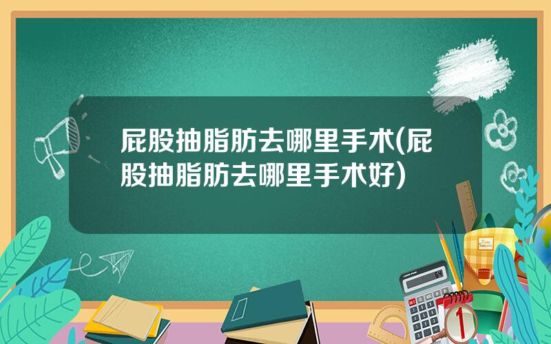 屁股抽脂肪去哪里手术(屁股抽脂肪去哪里手术好)