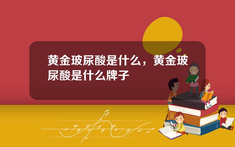 黄金玻尿酸是什么，黄金玻尿酸是什么牌子